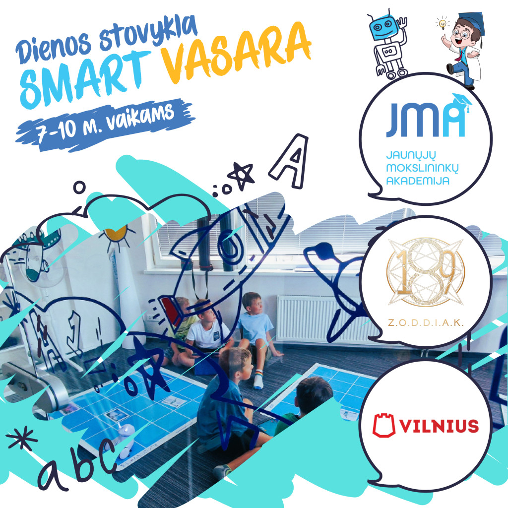 Stovykla SMART VASARA (nuo karo pabėgusiems Ukrainos vaikams)