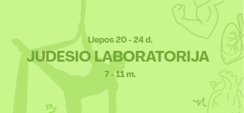 Vasaros dienos stovykla | JUDESIO LABORATORIJA